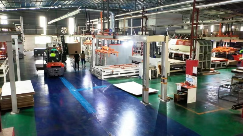 RichYield melamine board production equipment in Foshan factory
